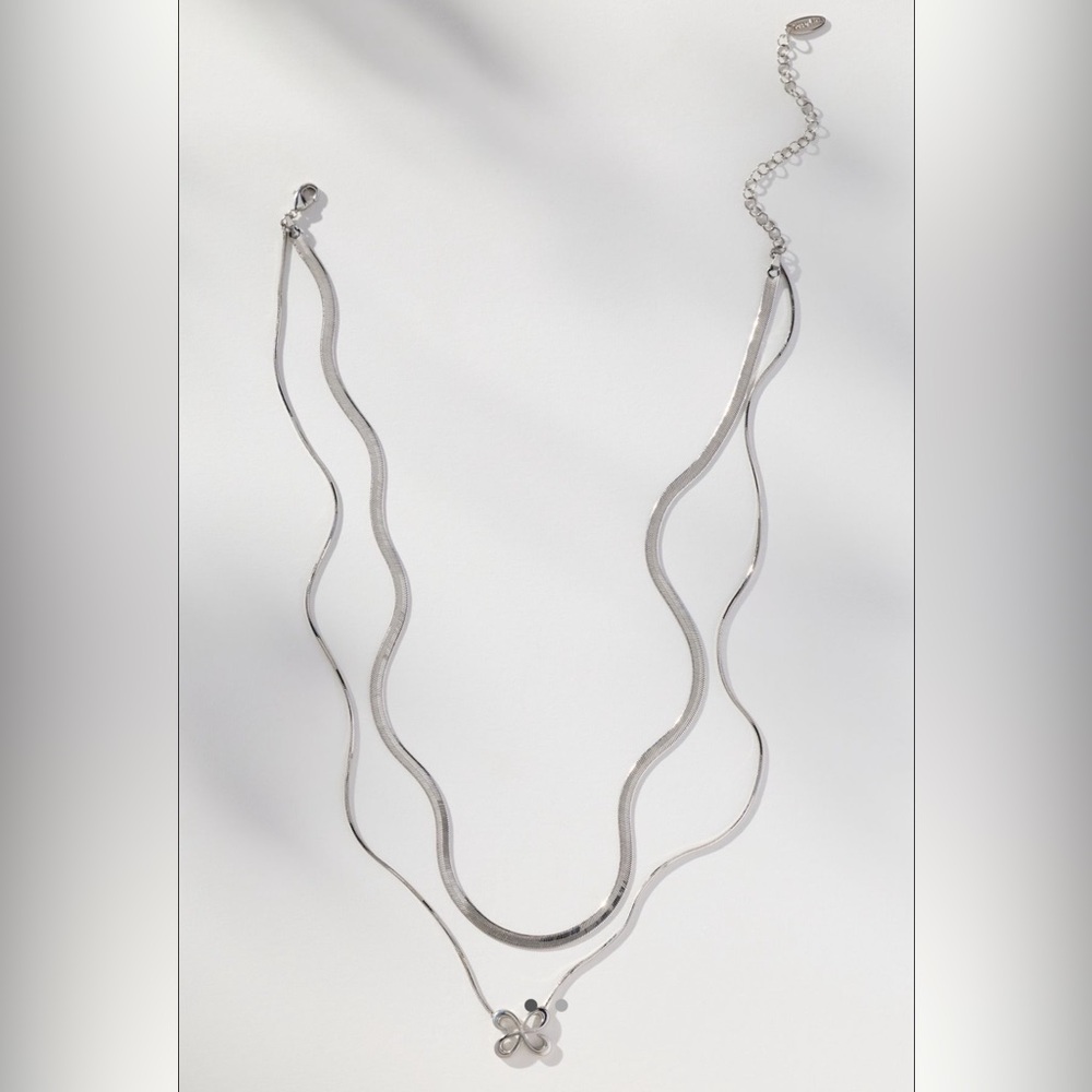 MAEVE Icon Layered Necklace - Silver - OS